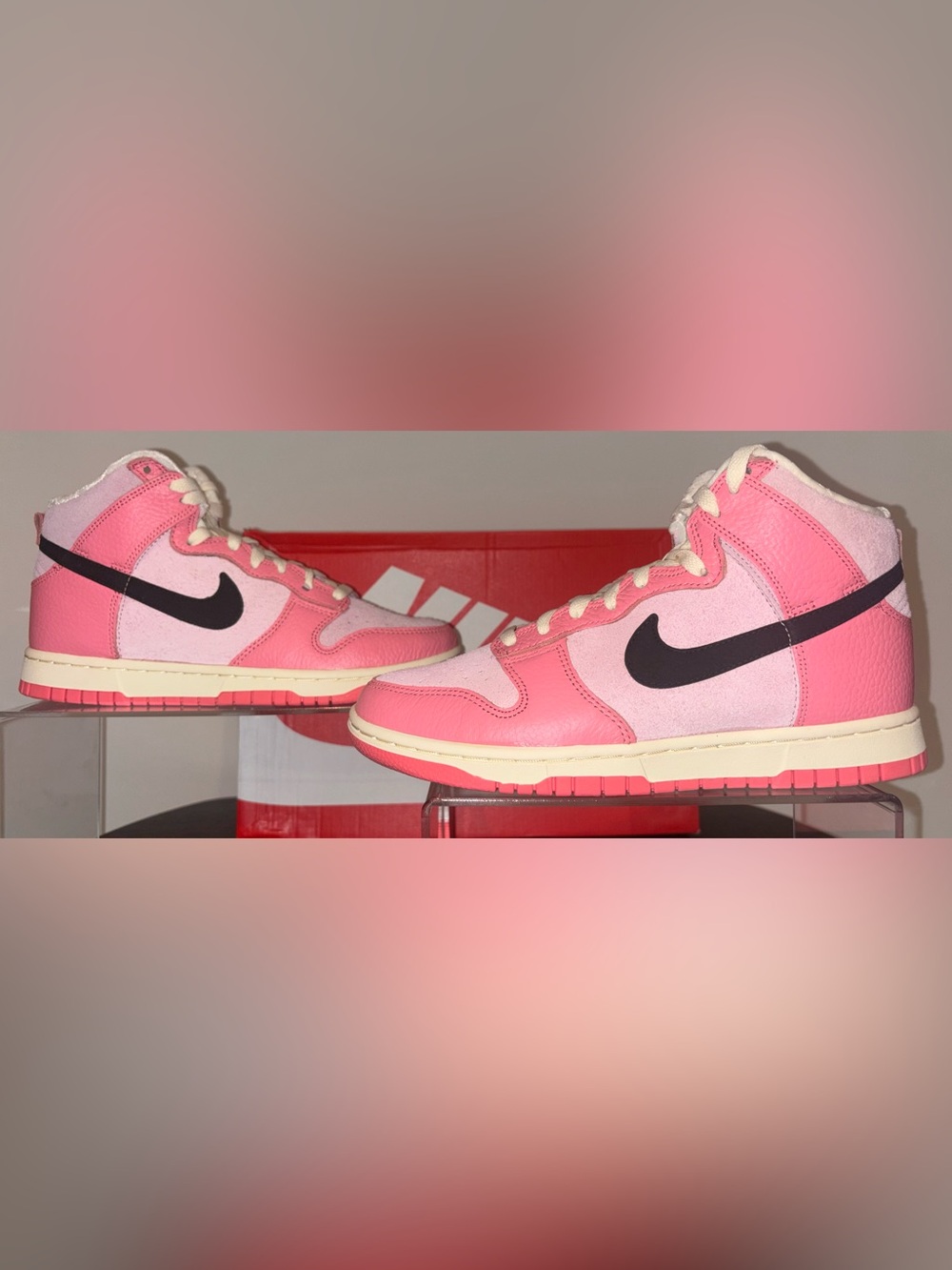 Nike Dunk High Hoops Pack Pink Brand New With Box Women’s Size 8.5